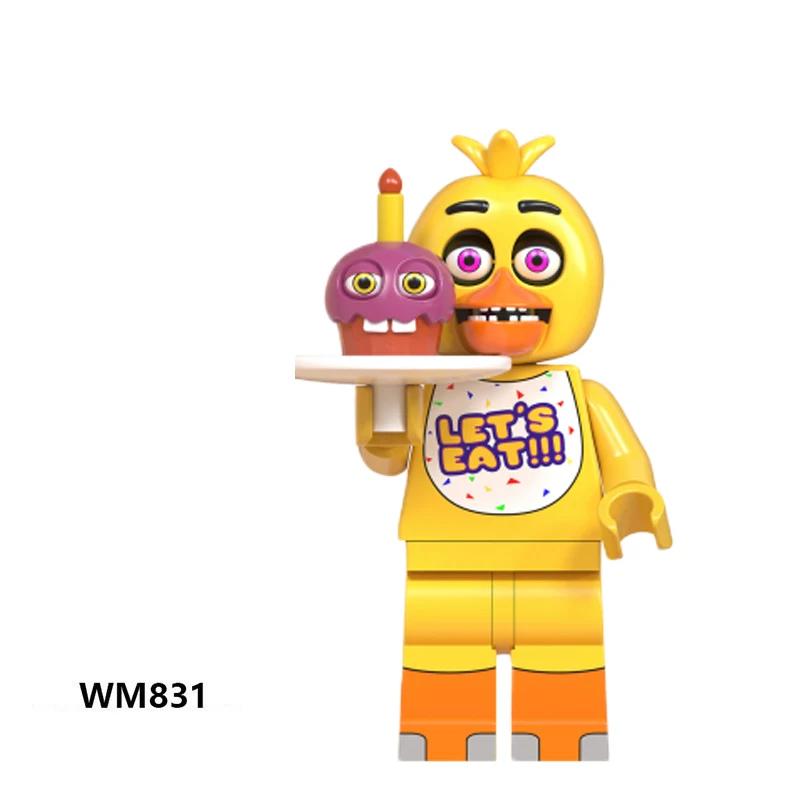 

8 шт. Іграшки-фігурки FNAF Прикраси для П ять ночей Зібрана іграшка DIY Модель Ігровий аксесуар Дитячі подарунки на день народження