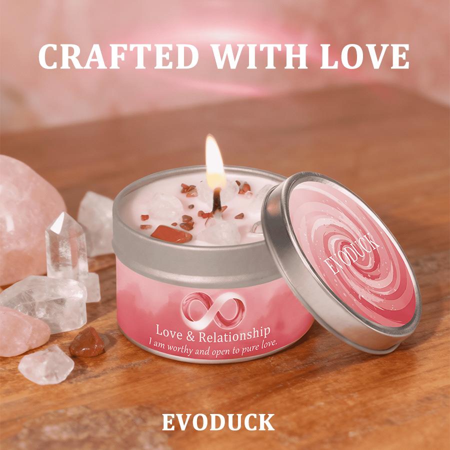 1pc Scented Candles, Iron Box Essential Oil Candle, Suitable for Bedroom Bathroom, bestfriend gifts,christmas decorations candle