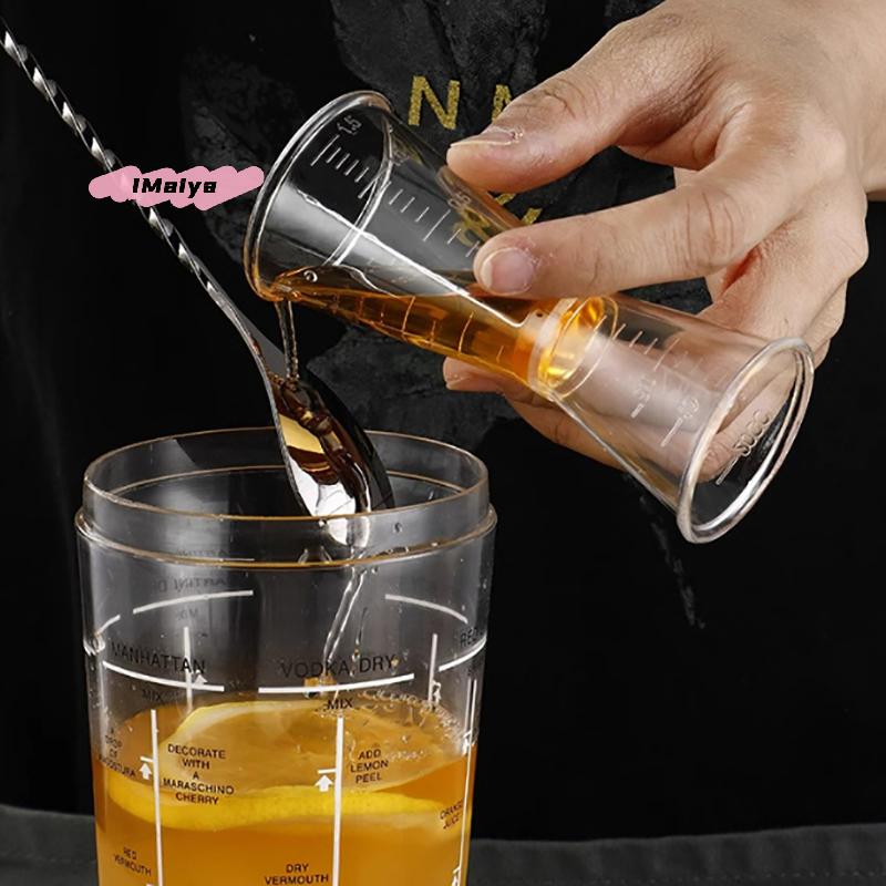 20cc Double-Ended Cocktail Measuring Cup with Graduations Millimeter Markings for Precise Mixing And Measuring