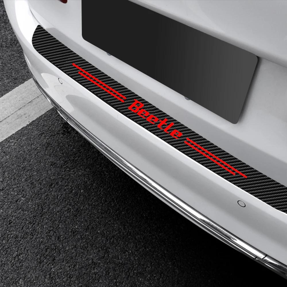 XMZSA1 For Volkswagen VW Beetle GTI GTD Rline B5 Polo Golf 6 7 Jetta Amarok Bora Car Door Sill Scratch Resistent Stickers Threshold Pad
