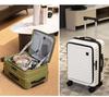 20-inch Expandable Carry-on Luggage with Side Opening and Lock - Men's Travel Set Option