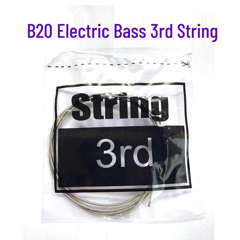 Unisex B20 Nickel Alloy Electric Bass Strings - Four-String Accessories
