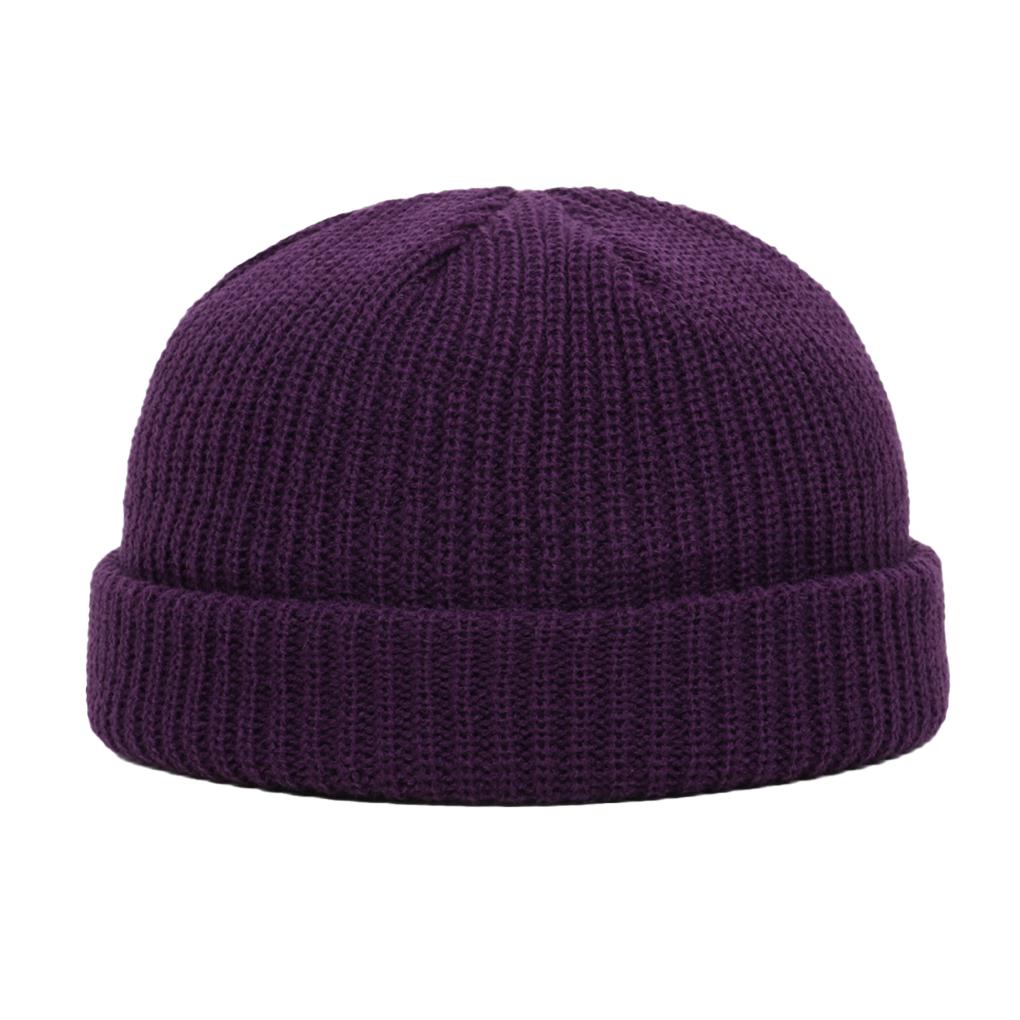 Men Women Beanie Casual Hat Solid Dressing Color Comfortable Headwear Elastic Cold Headgear Winter Cap Weather Clothing