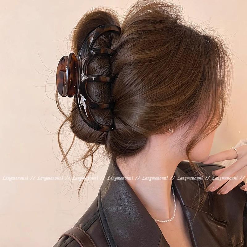 Leopardenmuster Haarspange Große Kapazität Haarklammer Für Damen Modeaccessoires