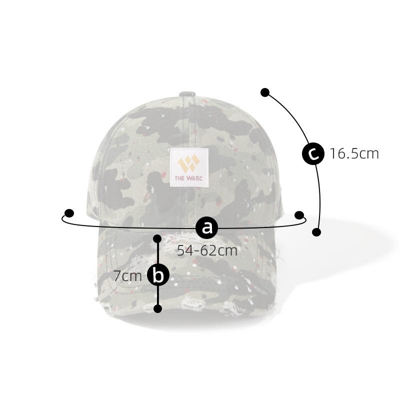 Original Design High Street Baseball Hat Men Wash Old Show Small Face Increase Deepen Retro Cap Women