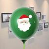 100pcs Decorative Christmas Print Latex Balloon 10inch Latex Christmas Balloons  New Year