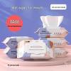 Lingettes Bébé Grandes - Lot de 80 - Pour Mains, Bouche et Siège - Idéal pour Bébés et Nouveau-nés