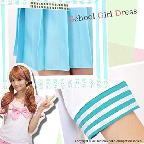 Sailor Short Mini 6 4 High School Cultural Small Large [Cosplayaholic] Suit, Cosplay, Sleeve, Skirt, Ribbon, Colors, Sizes, Uniform, JK, Girls,