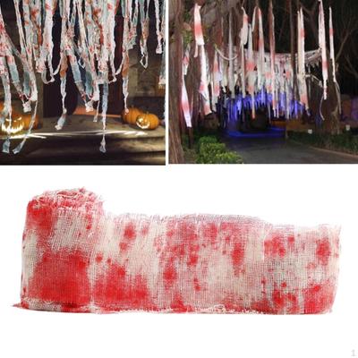 Halloween Creepy Cloth Decor Party Supplies Spooky Authentic Dressing Up Gauze Scary Scene