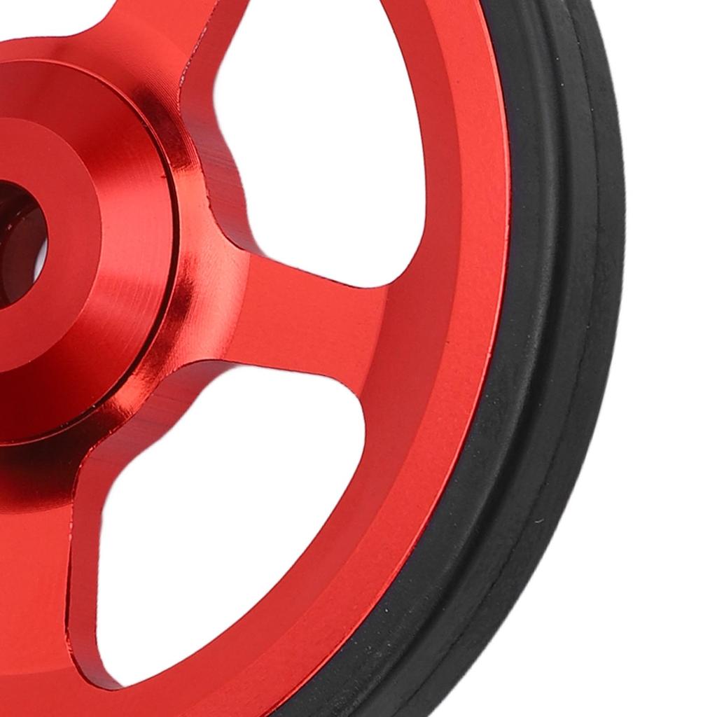 Folding Bike Easy Wheel Smoother Operating Easy Moving Secure Fixation Aluminum Alloy Easywheel Red
