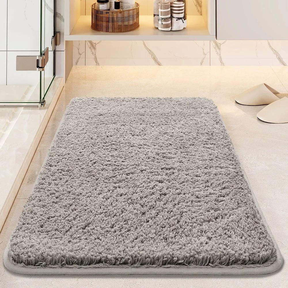 Thickened Super Absorbent Bathroom Bedroom Anti Slip Floor Mat Kitchen Anti Fouling Floor Mat Washable and Easy Clean Alfombra