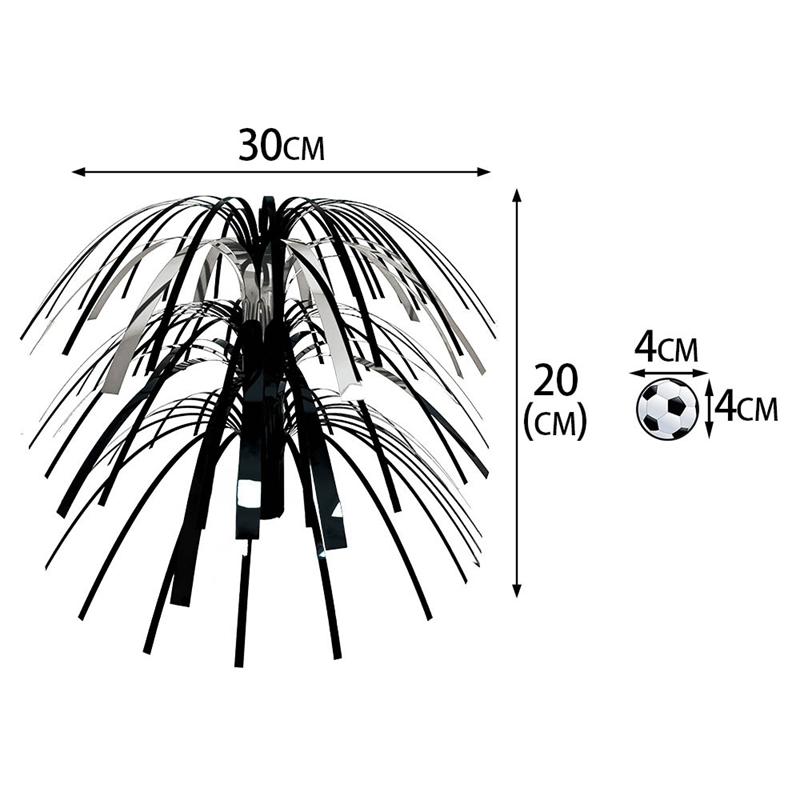 23pcs Creative Football Themed Party Decorations Table Centerpieces Home Decorations Suitable for Party Decorations