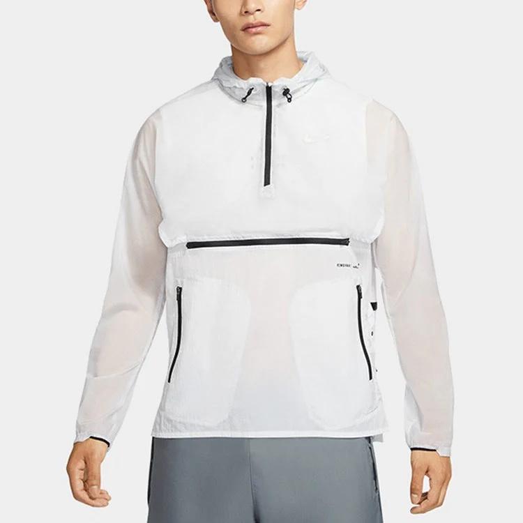 Nike Run Division Flash Running Jacket For Men White Men's CU5537-043