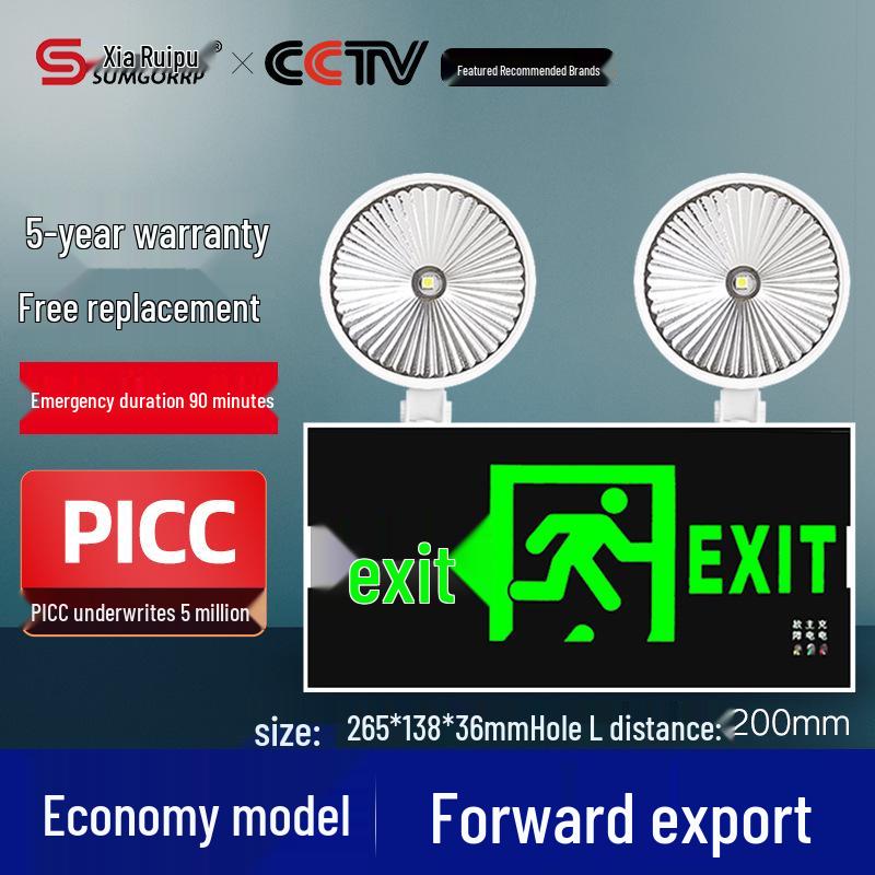 Multifunctional Super Bright Emergency Exit Light & Sign