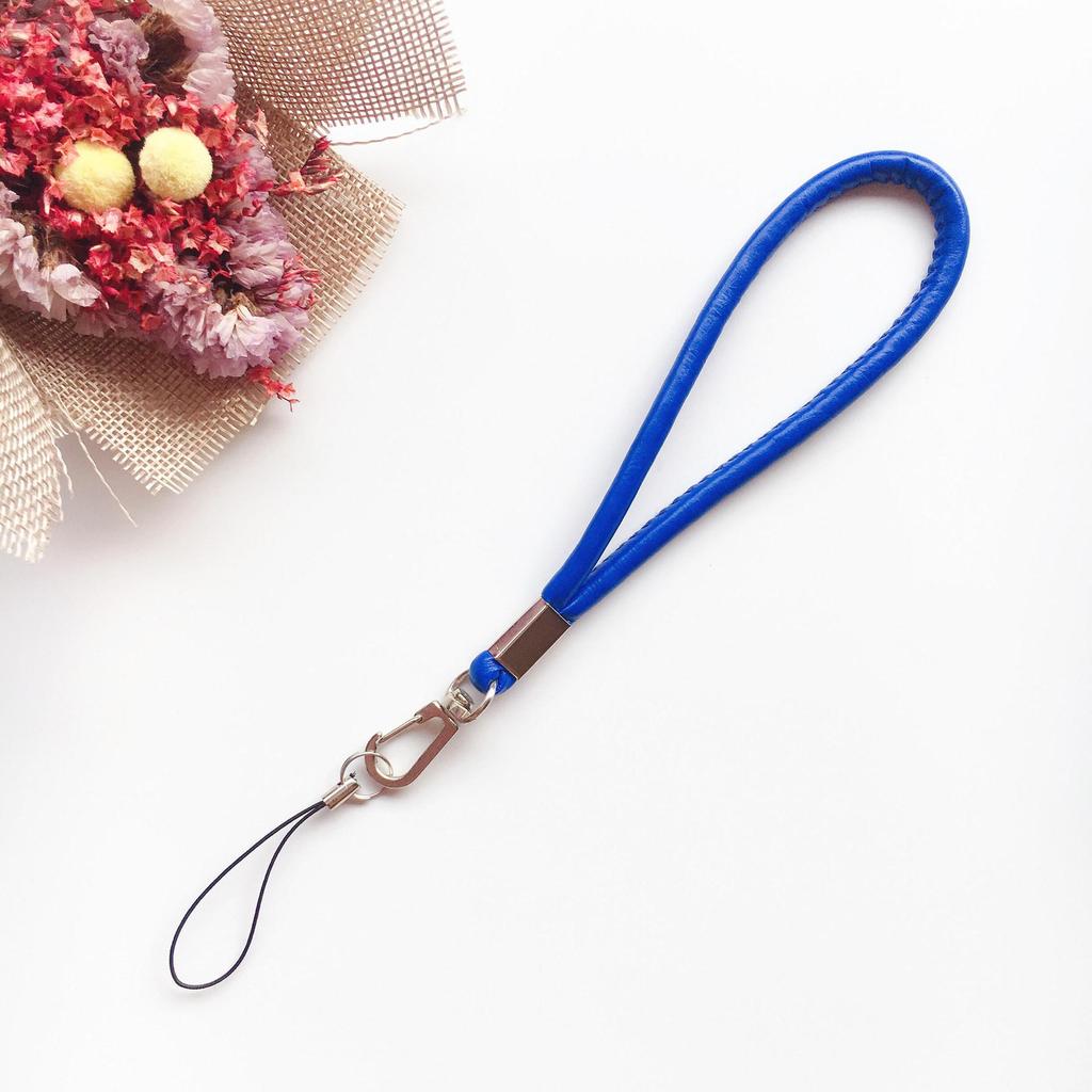 High-Quality PU Leather Unisex Phone Lanyard & Keychain Pendant