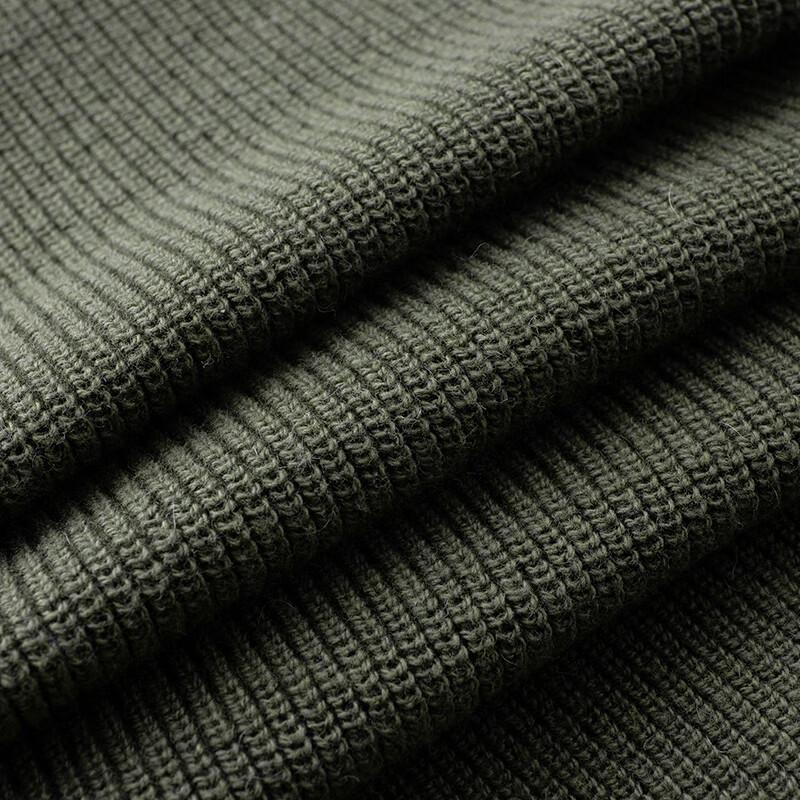 Dibinze Men's Plus Size Cotton Cashmere Blend Round Neck Pullover