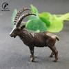 Vintage Copper Leader Sheep Big Ornament Antique Brass Animal Miniatures Figurine Lucky Antelope Home Decor Desktop Decoration