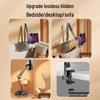 Verstelbare Vloer Tablet & Telefoon Standhouder met Flexibele Arm voor Nachtkastje & Live Streaming