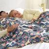 Horse Blanket Gifts for Girls Women Western Horses Flowers Animal Fleece Flannel Throw Blankets Soft Lightweight Horse Plush Stu