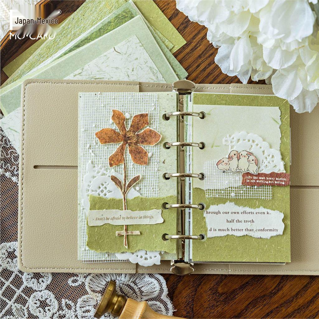 Mo Ink Gentle Series Retro Paper Journal Pack - 50 Sheets