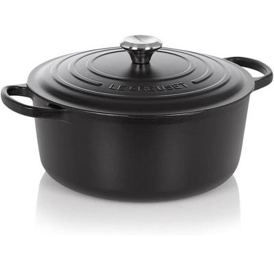 Le Creuset Signature Round Casserole 20 Cm Black 2.4 L (21177200000430)