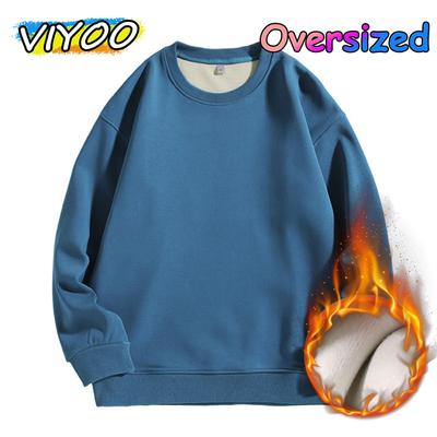 Übergroße Winterkleidung aus 100 % Baumwolle für Herren und Damen sowie Oberteile aus Samt mit Blusen und Langarmshirts für Herren