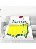 Masters The Masters 2022 Augusta National Au Blanket Fleece Sofa Throw Blanket For Home Bedroom Office Throws Bedspread Quilt