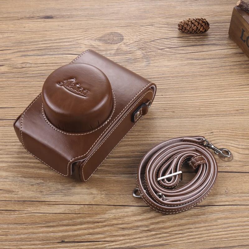 WEZHO Retro Green Leather Camera Case for Leica D-LUX