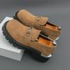 Fashion Classic Men Loafers Men One-foot Casual Thick-soled Lightweight Breathable Fashionable Brand Shoes Social Shoes Men Sizes 37-46
