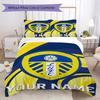 Biancheria da letto Leeds United con nome personalizzato, Set piumone Copripiumone Federa Regalo di compleanno per la casa(1 * copripiumino + 2 * federa, senza nucleo)_xia
