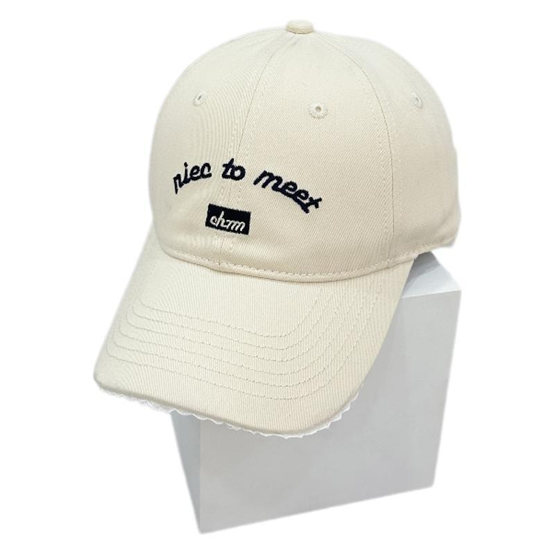 Summer Versatile Embroidered Baseball Cap Women's Premium Hat Sunshade Sun Protection Hat Outdoor Sports Cap