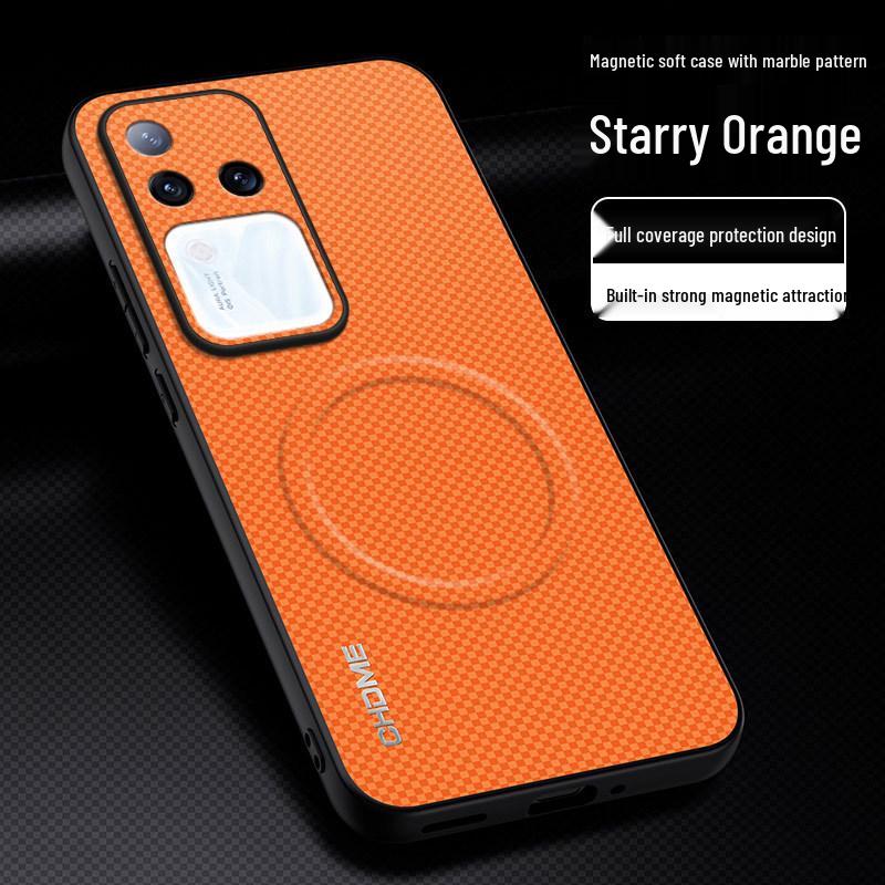 Vivo S18/S18E Pro Magnetic Drop-Proof Case with Full-Coverage and Textured Finish Vivo S18