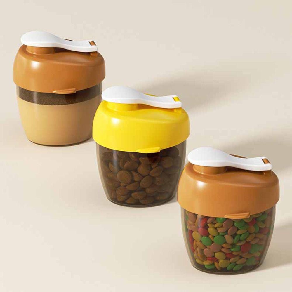With Milk Powder Spoon Baby Milk Powder Box Essential Cereal Food Storage Box Outdoor