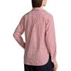 Polo Ralph Lauren FW24 Striped Pony Embroidered Loose Fit Button-Up Long Sleeve Shirt Women Shirts Pink WMPOSHTNDN20256-100