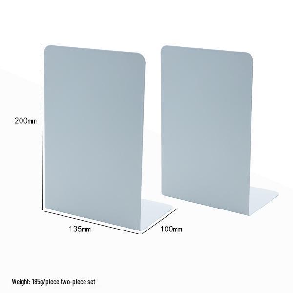 Creative Wrought Iron Metal Book Storage Rack and Personalized Hollowed-Out Bookends