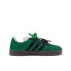 adidas Neo VL Court 2.0 Wear Resistant And Lightweight Low Top Skateboard Shoes Unisex Green HQ1802(Team551-)