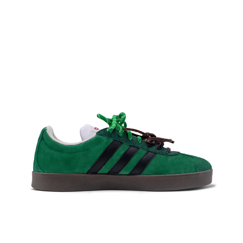 adidas Neo VL Court 2.0 Wear Resistant And Lightweight Low Top Skateboard Shoes Unisex Green HQ1802(Team551-)