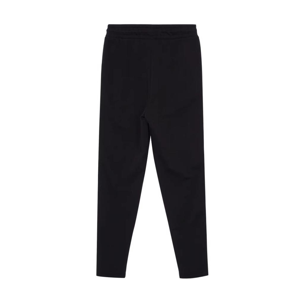 Puma Logo Pattern Side Stripe Elastic Waist Mid Rise Casual Pants Women bottoms Black 536653-01