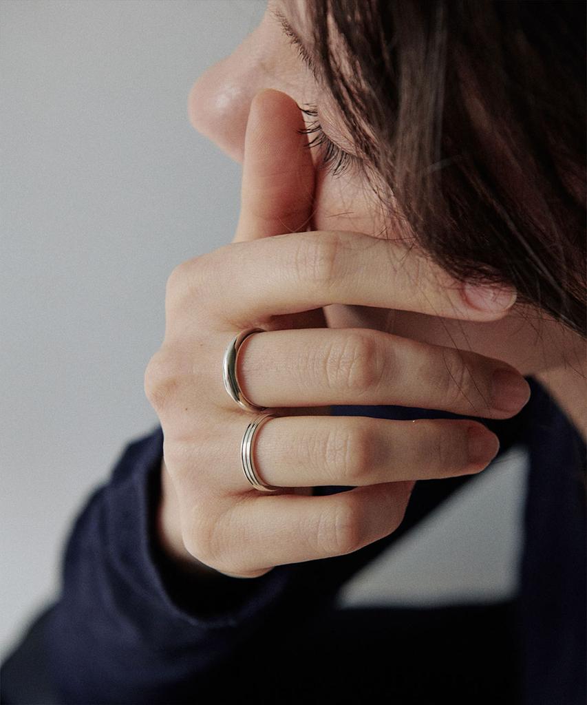 Verte [925 Silver] Cinq.Silver.204 / Fort Ring