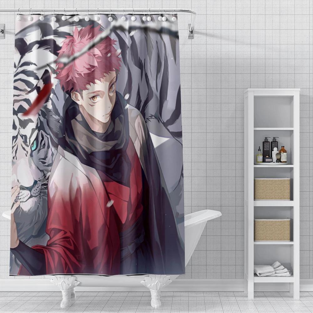 Tende da doccia per casa per bagno Animali paesaggio tessuto impermeabile bagno Tende tenda da doccia moderna 180x200 240x200