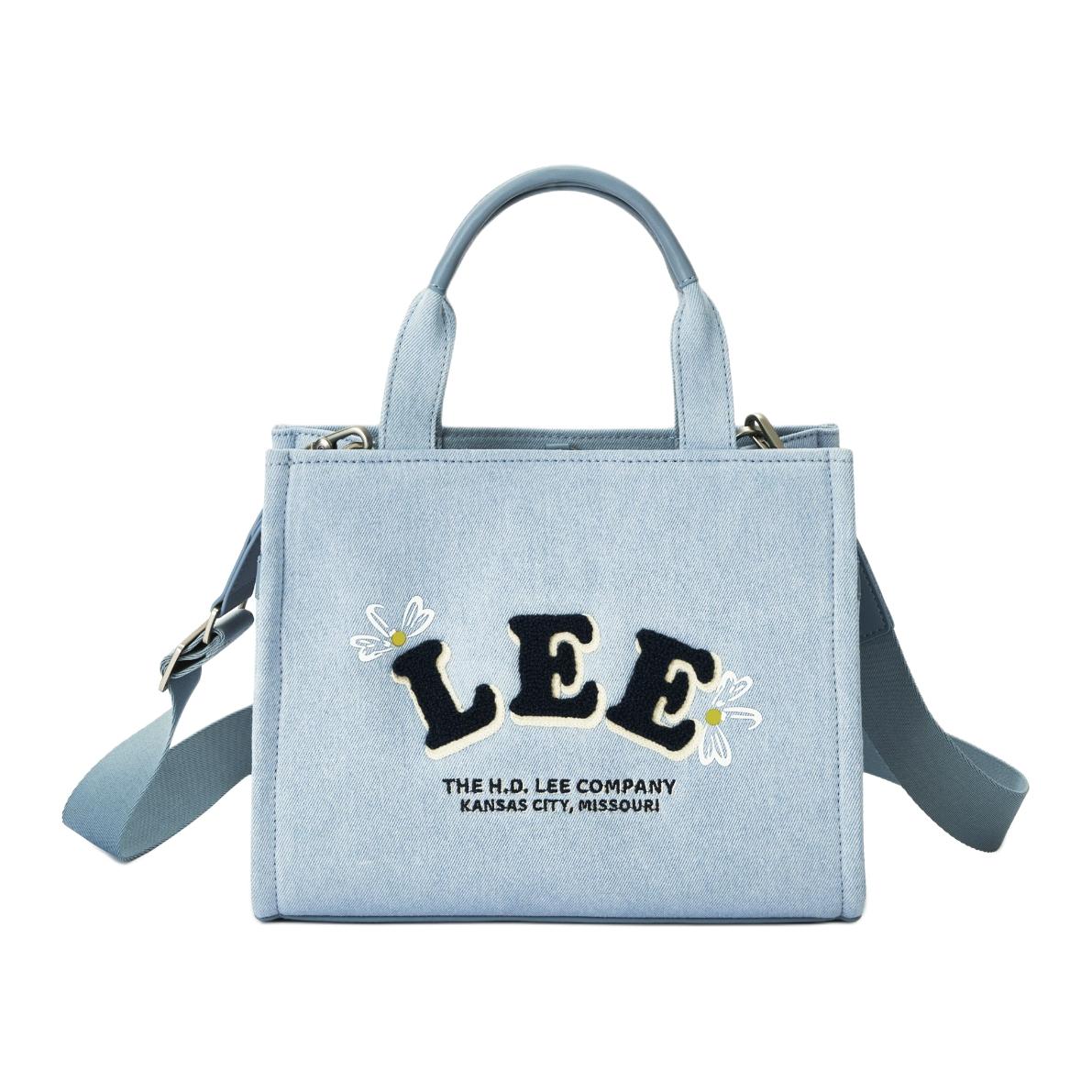

New Lee Fabric Handbag, Crossbody Bag, Shoulder Bag Women s Light Blue LE250024M-502 27.4*11.9*21.1CM