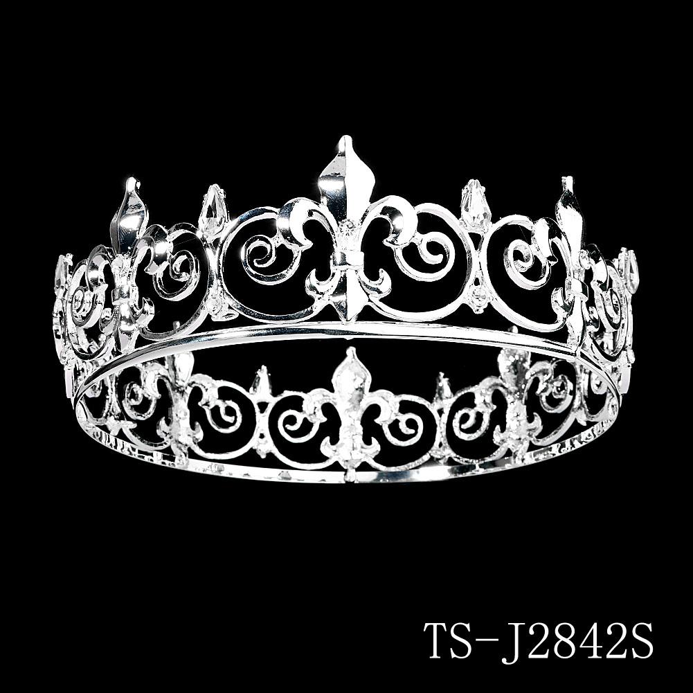Halloween Party Fairytale Kingdom Happy Wedding Retro Color Crystal Rhinestone Tiaras Coronas Bride Wedding Crown for Bride