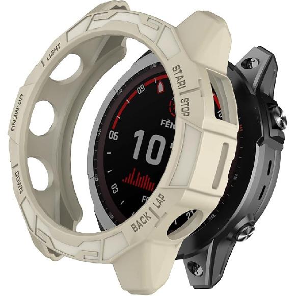 ISABAKE Case Cover Compatible with Garmin Fenix 7X/Fenix 7X Pro/EPIX Pro 51mm, Soft Anti Drop Replacement Protective Cases Smart Watch Accessories