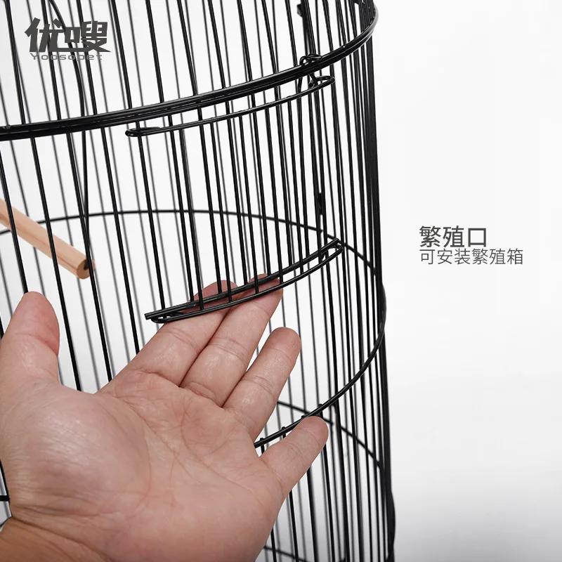 Europäische Kunst Runde Vogelkäfige Papageienkäfig Durchmesser 33CM Hoch 74CM Vogelnest