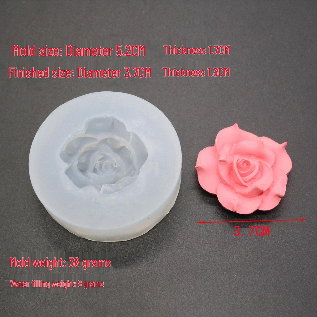 Large Peony Silicone Mold for Scented Candles, Mousse Cakes, Chocolates, and Soaps