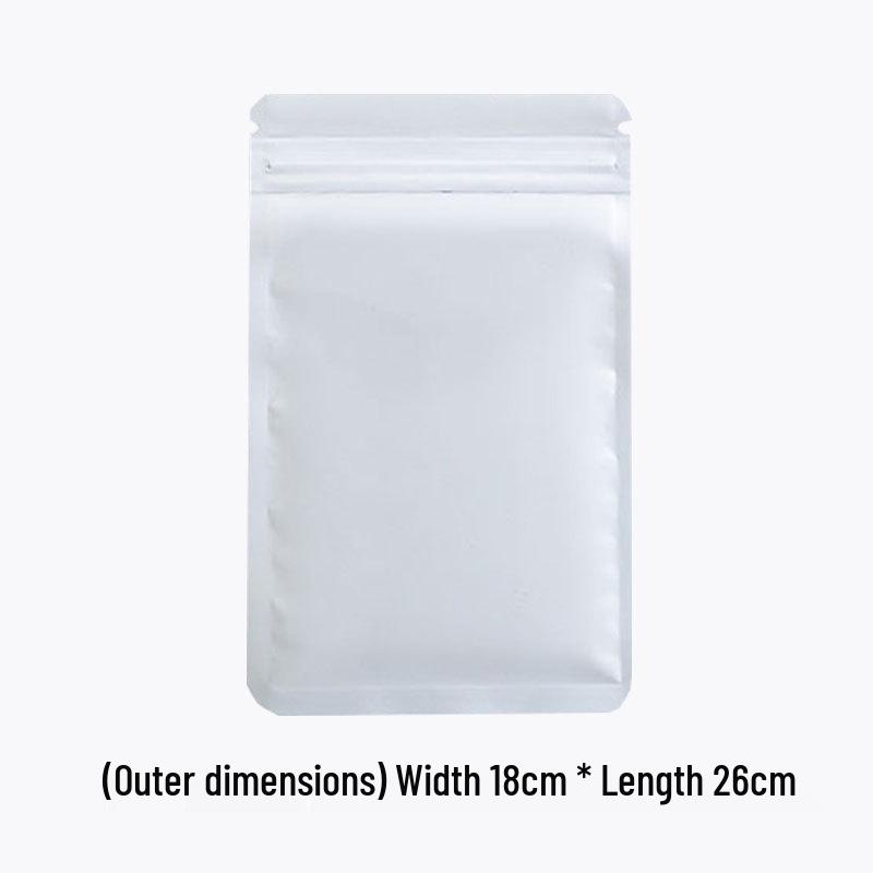 Double-Sided Frosted Aluminum Foil Self-Sealing Opaque Packaging Bag for Colored Ornaments