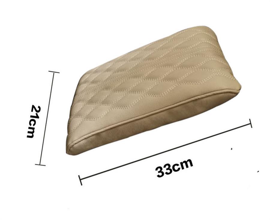 33*21*5CM Car Center Console Armrest Box Protection Cover Hand Support Pad Beige