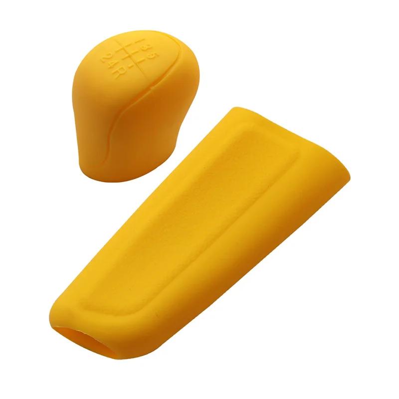 Auto Car Silicone Gear Shift Knob Cover Gear Shift Non Slip Grip Handle Protective Cover Cap Manual 5 6 Speed Car Accessories