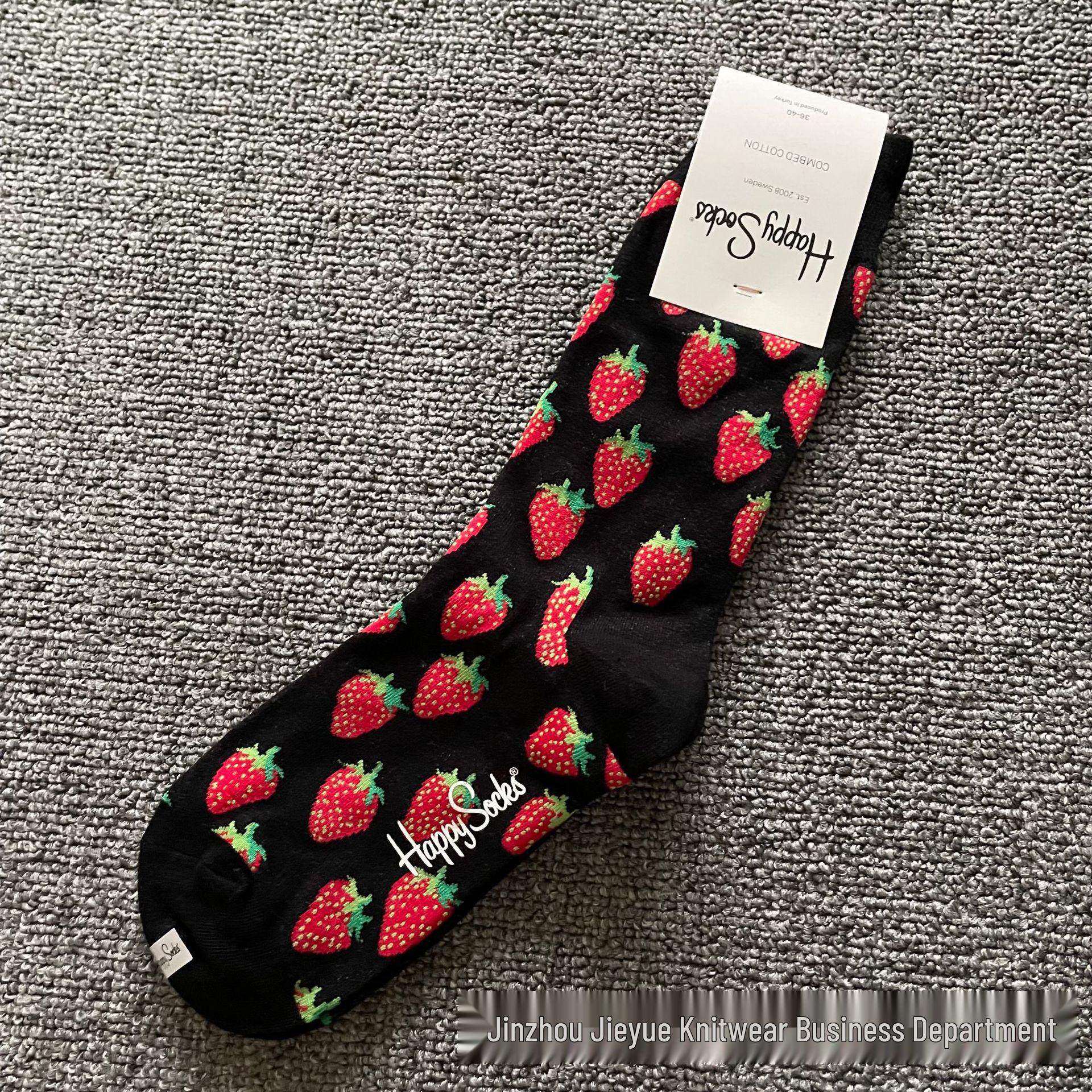

Трендовые шведские гольфы до середины икры Happy Socks: Женский и парный стиль для формирования ног на весну/осень