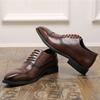 Derby Shoe Expert Brings Goods, Red-soled Leather Shoes, Youth Leisure Low-top Sailboat Brock Leather Shoe Size